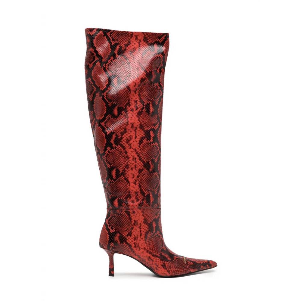 NEW ALEXANDER WANG women's viola 65 slouch boot in 600/ red